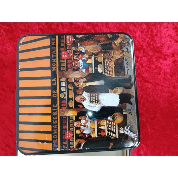 Vintage French Cheese‎ Shop Themed Tin Box - Picture 6 of 6